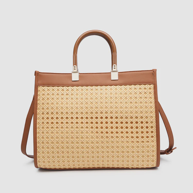Mia Rattan Tote