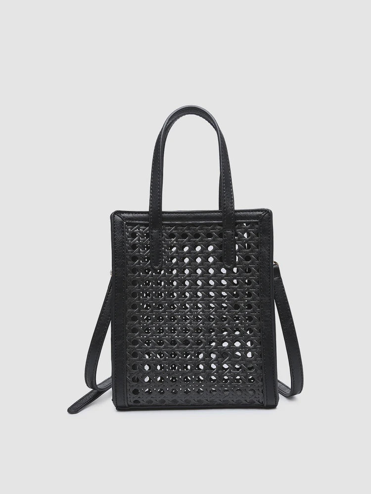 Emmie Rattan Satchel