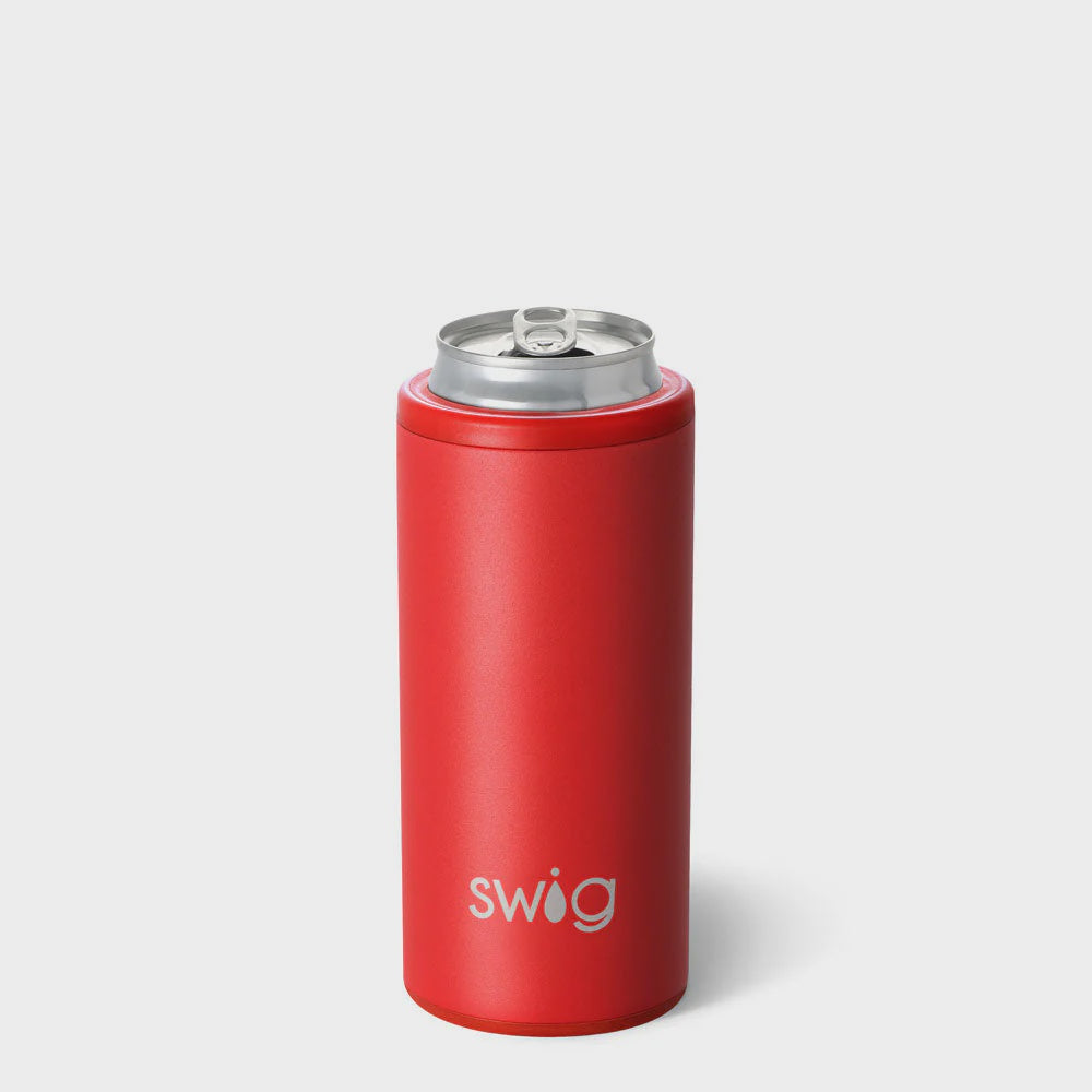 Skinny Can Cooler 12oz - Red