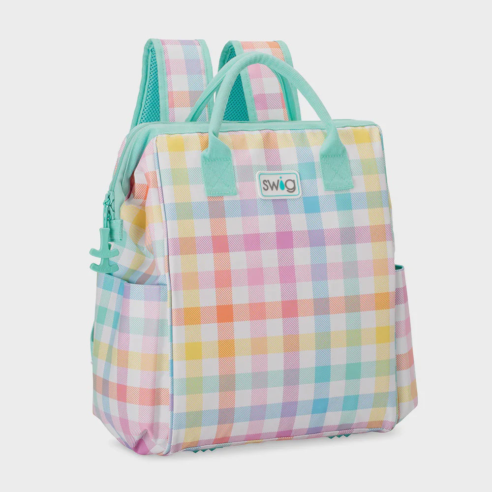Pretty in Plaid Packi Backpack Cooler